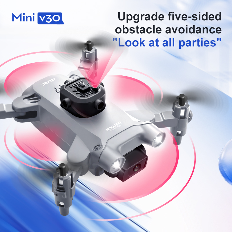 Mini V30 WiFi FPV Drone With 4 - Drone Remote Controller Lanyard 评论和价格
