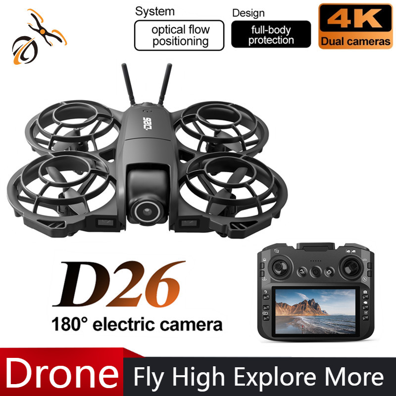 D26 Drone 4K Aerial HD 180° Ca - Drone Battery Adapter 评论和价格