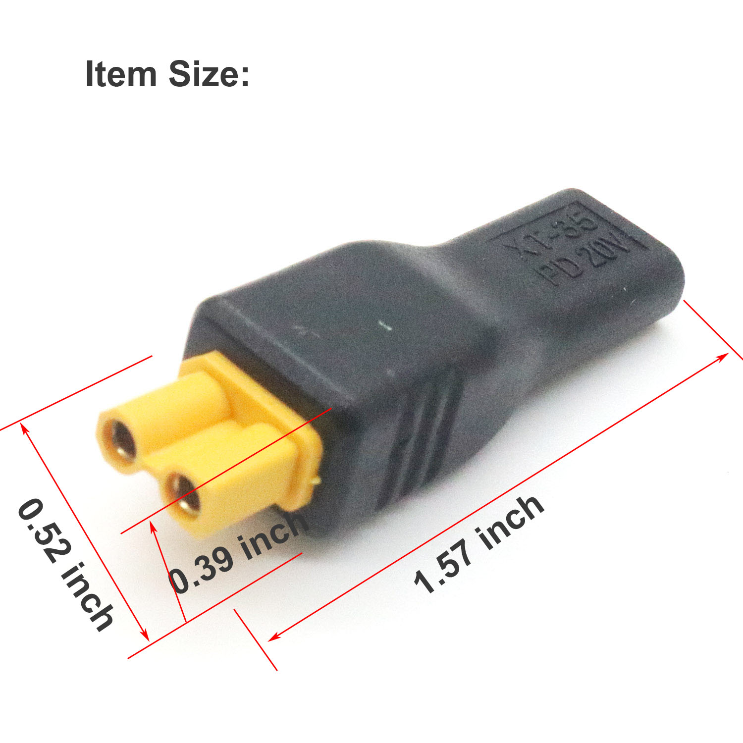 1pc USB Type C Female Input to - Drone Battery Adapter 评论和价格