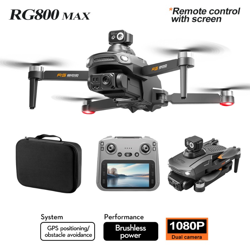 NEW RG800 MAX Drone 1080P HD C - Drone Controller Screen 评论和价格