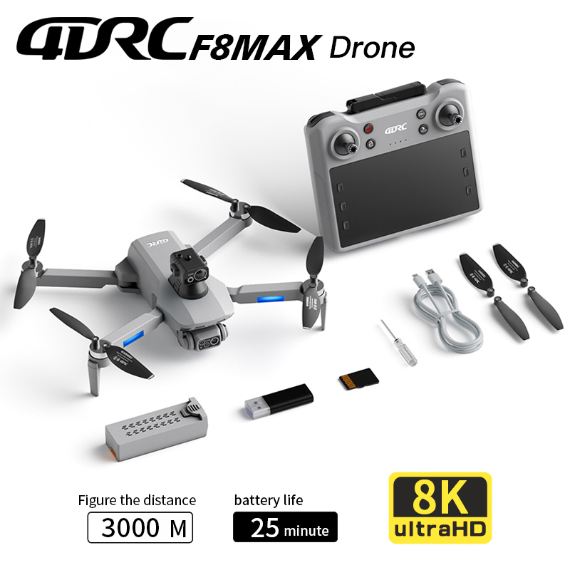F8 MAX GPS Drone Professional  - Drone Controller Screen 评论和价格