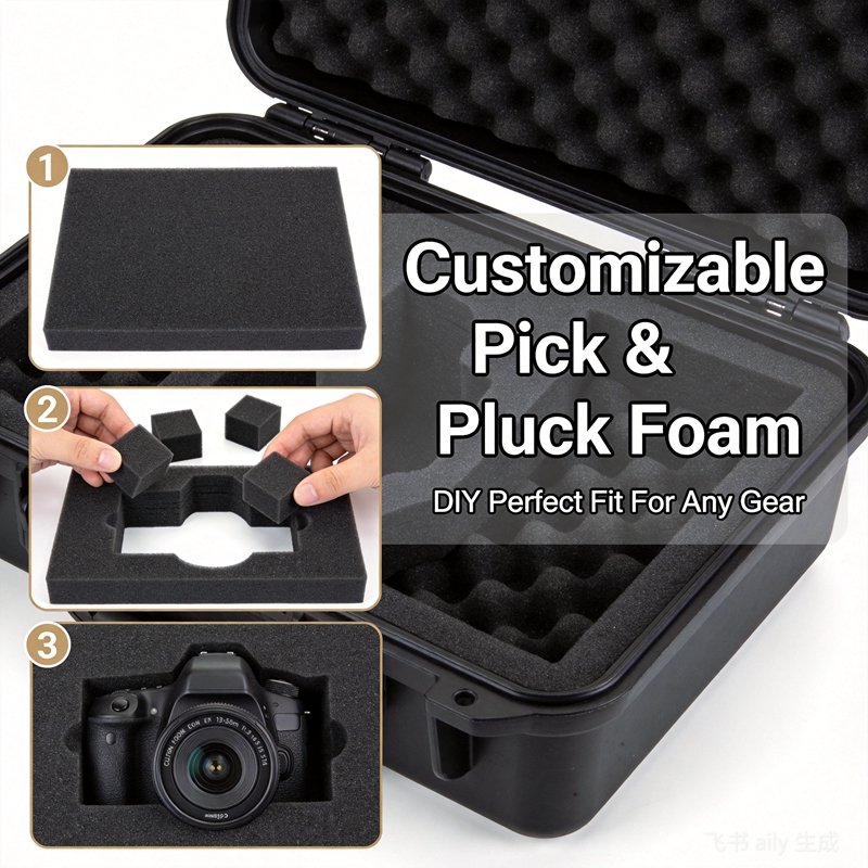 Pre Cut Sponge Photography Equ - Drone Hard Shell Case 评论和价格